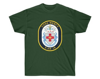 USNS MERCY TAH19 T-Shirt, Navy, Veteran, Marines, Msc, Military Sealift Command, Strategic Sealift Officer