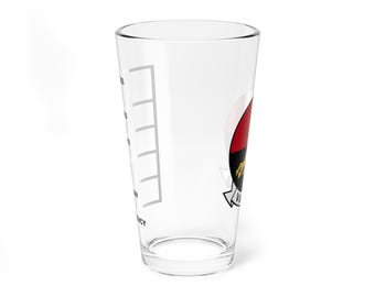 VAQ-133 Fuel Low Pint Glass, Navy  Electronic Attack Squadron Flying the EA-6B Prowler and EA-18G Growler