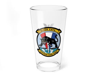 VP-91 AE3 Pint Glass - Navy Patrol Squadron flying the P-3 Orion