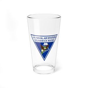 Naval Air Station Brunswick Pint Glass
