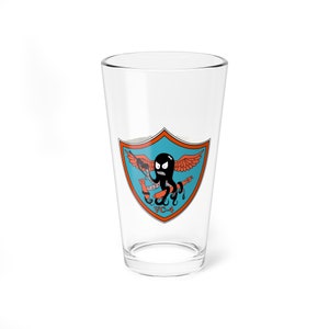 VC-4 NFO Pint Glass, 16oz, Navy Composite Squadron Four