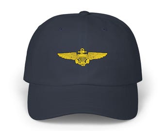 Embroidered Naval Aviator Baseball Cap