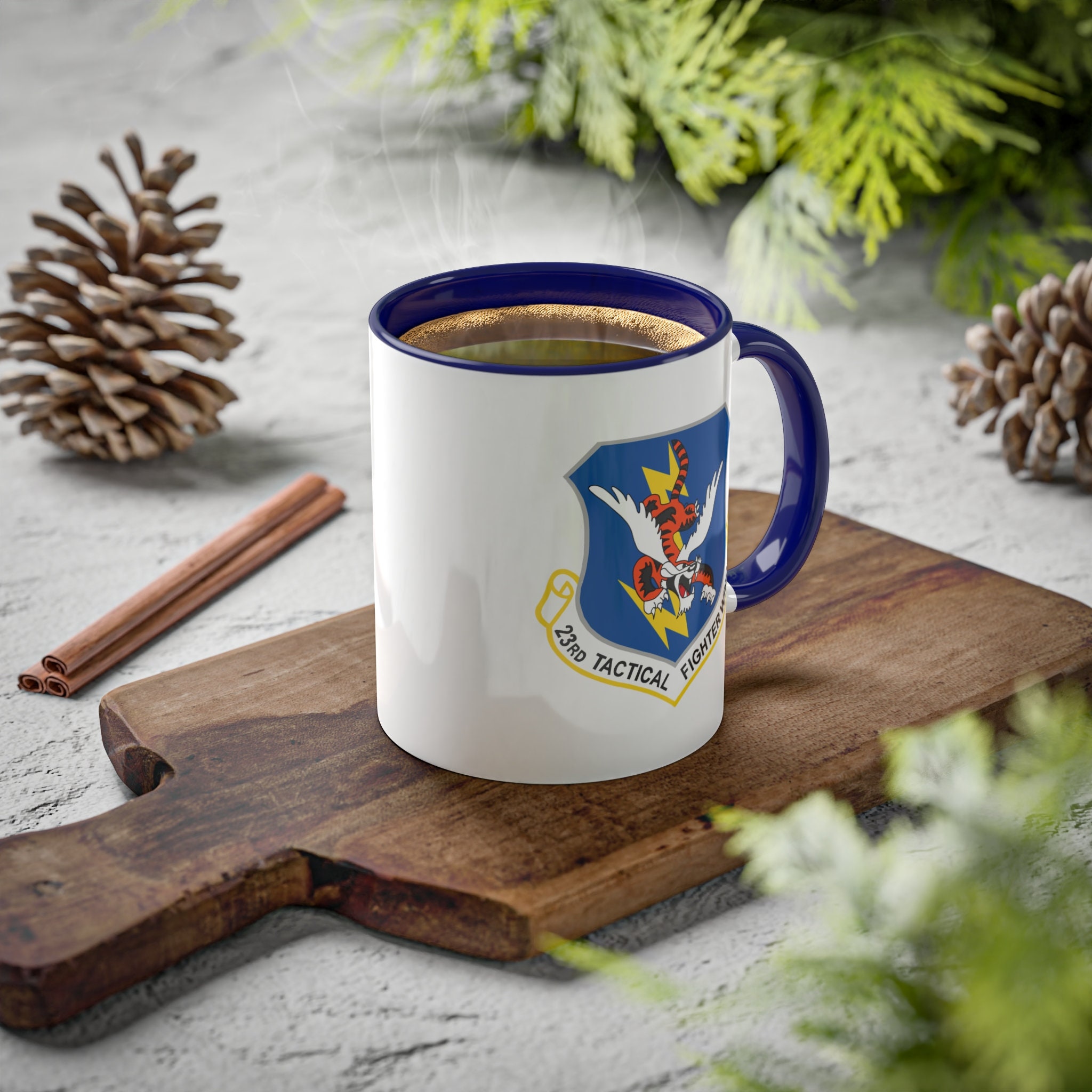 23rd Tactical Fighter Wing 10oz. Mug, USAF, Fighter Squadron, Aviation,  Wings, Veteran, - Etsy