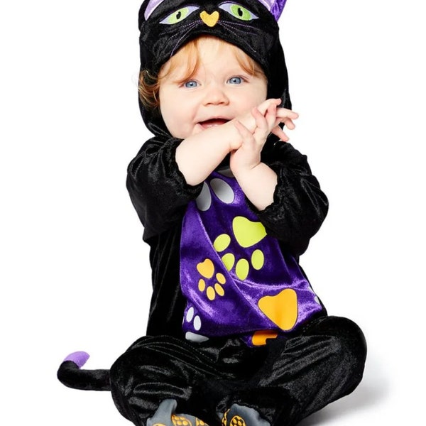 Baby's fancy dress, baby's costume, Baby Toddler Costume, Toddler fancy dress, cat, cat costume, cat fancy dress, cat outfit, cute cat