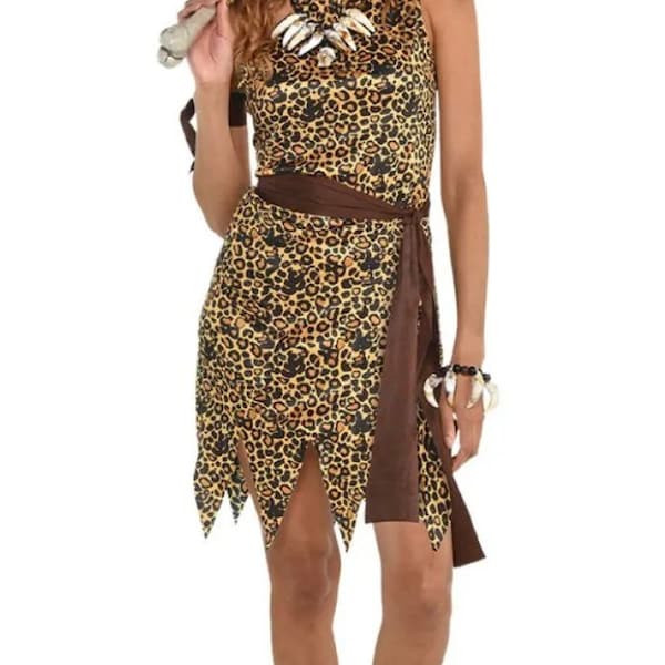 Ladies Fancy dress costume, cavewoman, The Flinstone's fancy dress costume, cavewoman costume, cavewoman fancy dress