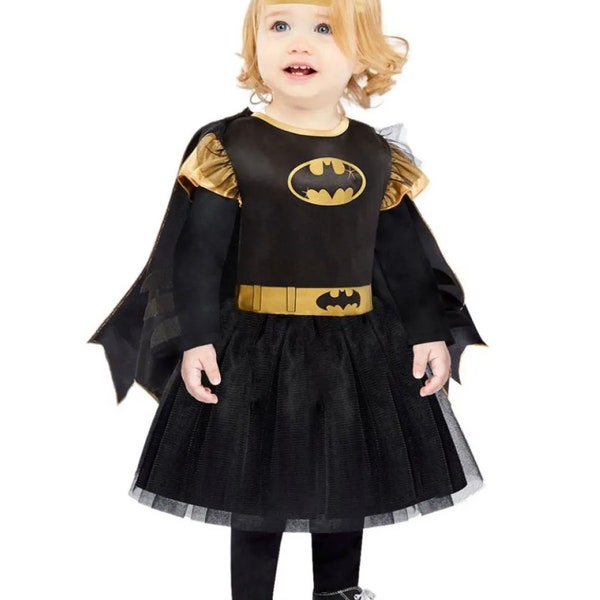 Baby's fancy dress, baby's costume, Baby- Toddler Costume, Toddler fancy dress, Batgirl, batgirl costume, batgirl fancy dress, bat girl kids