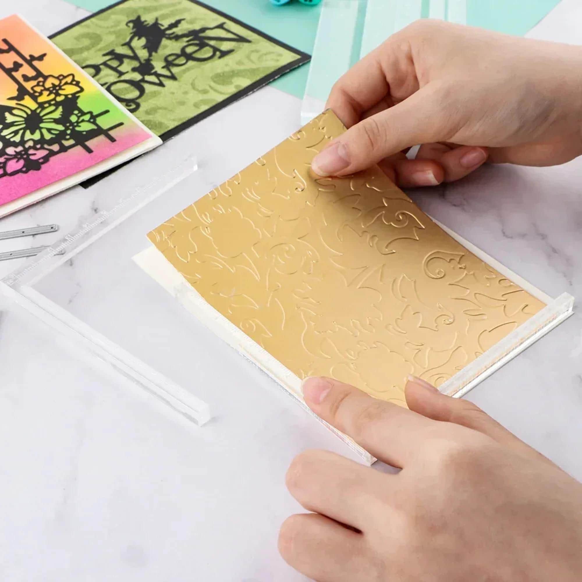 Scrapbooking Kit, 7pcs, Creative L-shape Positioning Tools, Card Corner ...