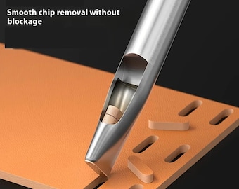 8pcs Leather Hole Punch Set – DIY Manual Leather Perforators for Craft, Sewing & Handicrafts