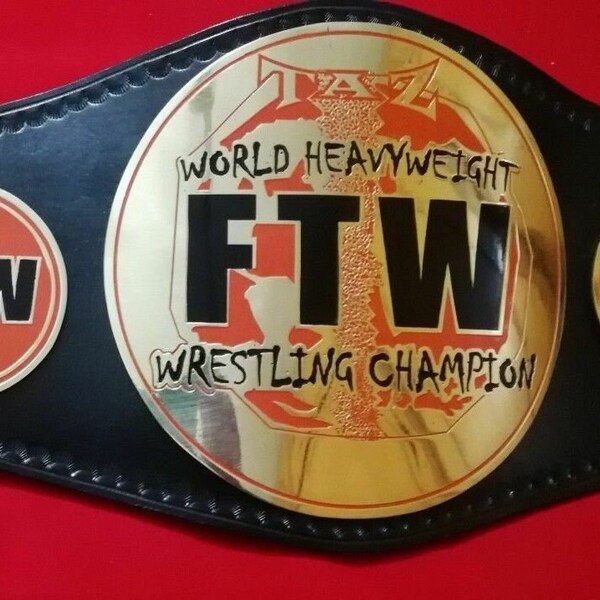 TAZ FTW Heavyweight Championship Belt Adult Size