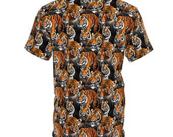 【関税・送料込】Side opening gravity printed t-shirts - 1164 Tiger Spring Clothing Concert Wear Print Unisex Tee Bold All
