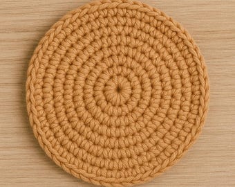 Multiple crochet coaster Patterns |  DIY Round Drink Coasters Tutorial & Instant Download Craft Guide