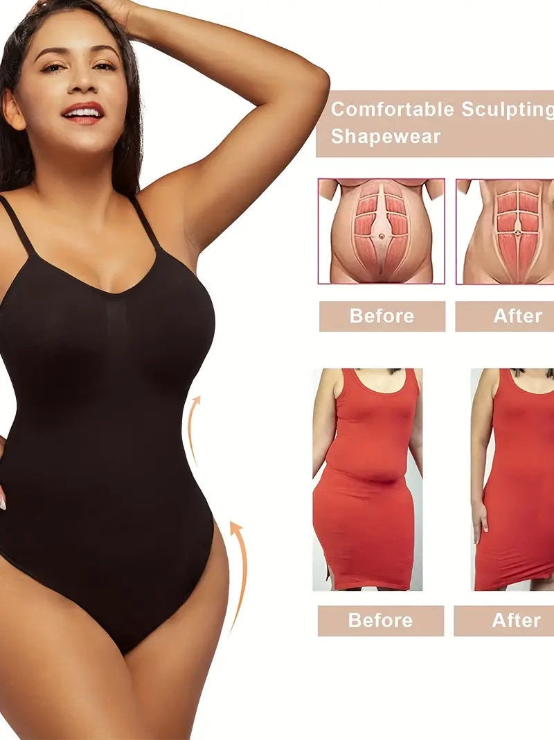 Buy Bodysuit for Women Tummy Control Shapewear Seamless Sculpting Thong Body  Online in India 