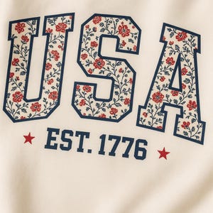 Diseño floral estadounidense (Png), América retro (Png), 4 de julio, Diseño de sublimación del 4 de julio, América coqueta, Patriótica, Femenina