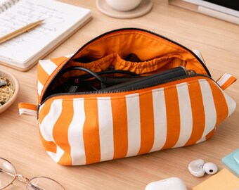 Dyson Hair Styler Organizer Bag | 100% Cotton Travel Pouch, Custom Embroidery Option