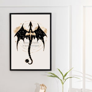 Tairn Celestial y Andarna - Cuarta Ala - Rebecca Yarros - CON LICENCIA OFICIAL - Póster