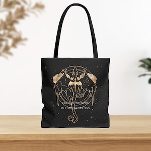 Celestial Tairn and Andarna - Fourth Wing - Rebecca Yarros - OFFICIALLY LICENSED - Tote Bag