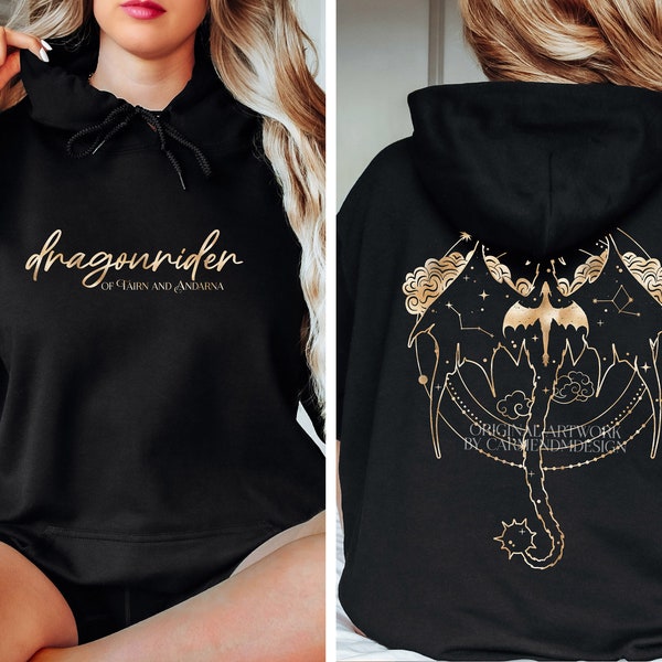 Celestial Tairn en Andarna - Dragonrider - Fourth Wing - Rebecca Yarros - OFFICIEEL GELICENTIEERD - Unisex hoodie