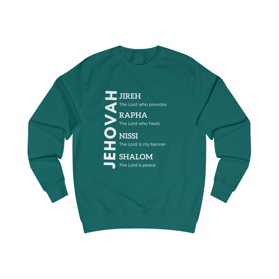 Jehovah, Jehovah Jireh, Jehovah Rapha, Jehovah Nissi, Jehovah Shalom