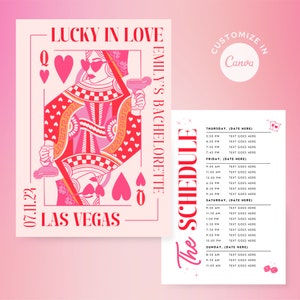 Itinerario di addio al nubilato fortunato in amore Margarita Glass, addio al nubilato a Las Vegas, itinerario del fine settimana di Bach, invito ad addio al nubilato fortunato in amore