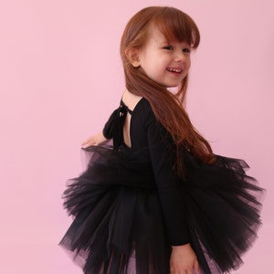 Luna Black Tutu Dress