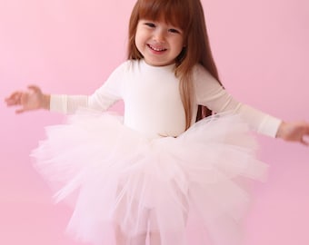 Luna White Tutu Dress