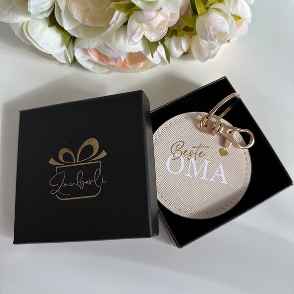 Schlüsselanhänger für Oma, Geschenk zum Muttertag, Muttertagsgeschenk, Geschenk für Mama, personalisiertes Geschenk, Großmutter Geschenk