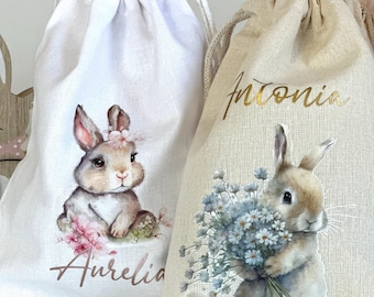 Ostertüte mit Namen Ostersäckchen Osterbeutel Osterkörbchen personalisiert Osterverpackung Ostergeschenk