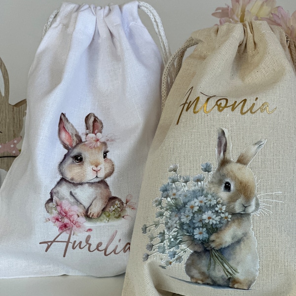 Easter bag with name Easter bag Easter bag Easter basket personalized Easter packaging Easter gift