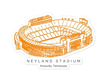 Neyland stadium decal, Neyland stadium sticker, sticker of Neyland, Tennessee vols, gift for tn vols fan, Tennessee volunteers,TN volunteers