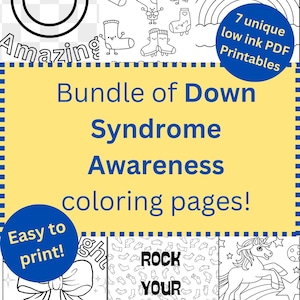 Down Syndrome Awareness Printable Coloring Pages, Rock Your Socks, down right amazing, trisomy 21, world Down syndrome day, PDF coloring