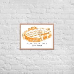 Neyland Stadium Picture With Frame, Neyland Stadium Poster, Framed ...