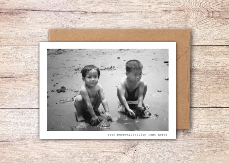 Personalized Photo Greeting Card, Custom 5x7 Inches Note Card, Professional Printing Cards Services image 10