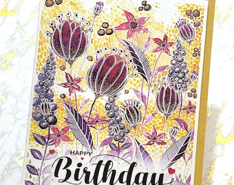 Watercolor Wildflower Notecard Set: Hand-Painted Stationery Cards