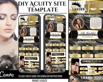 Acuity スケジュール テンプレート、DIY Acuity 予約サイト、Acuity スケジュール サイト、TDS-14、予約サイト テンプレート、ネイル ラッシュ ヘア Acuity テンプレート