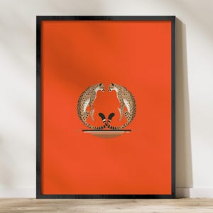 Abstract Cheetah Print: Modern Animal Wall Art