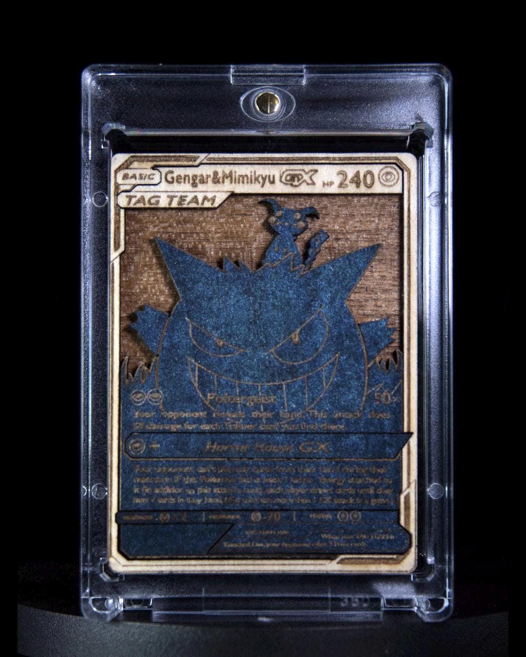 Gengar and Mimikyu GX Tagteam Pokemon Card (double Sided) - Etsy