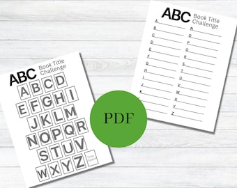 ABC Book Title Reading Challenge