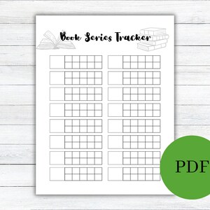 Book Series Reading Tracker