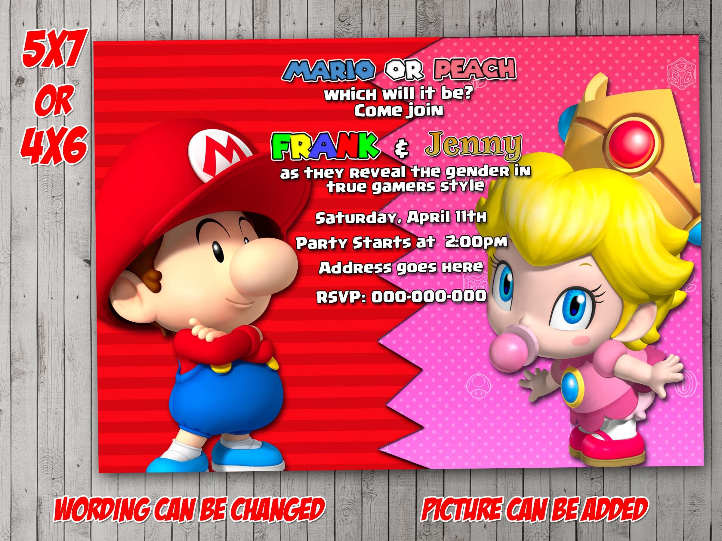 Baby Mario And Baby Peach