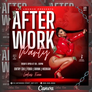 Club Flyer, DIY Flyer Template Design, Event Flyer, Party Invitation Flyer, Stripper Party Flyer, Adult Party Flyer