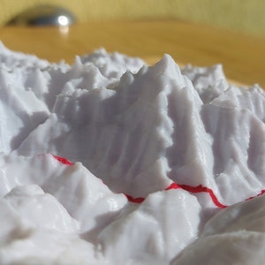 3D MAP. Your trek or trip in an original and unique 3D print A surprising sculpture for an unforgettable gift. image 8