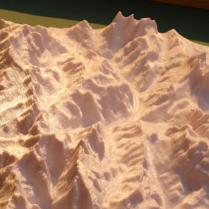 3D MAP. Your trek or trip in an original and unique 3D print A surprising sculpture for an unforgettable gift. image 5