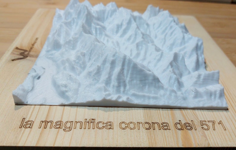 3D MAP. Your trek or trip in an original and unique 3D print A surprising sculpture for an unforgettable gift. image 2