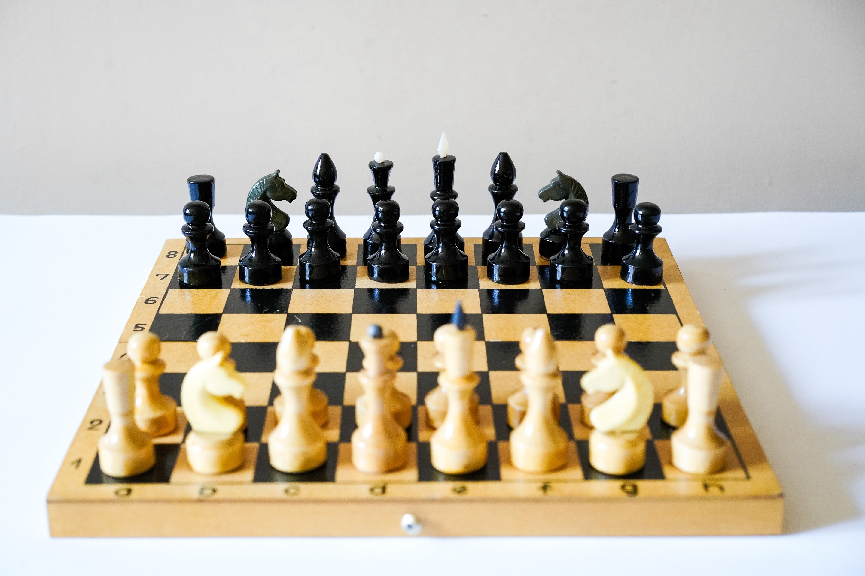Old Soviet Chess Set 80s, Vintage USSR Wooden Chess Set - Etsy