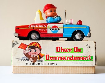 Command Car ME 804 Vintage 70s Toy Fully Operating and Complete in Original Box