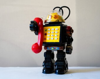 Tel-Robot 80s Rare Vintage Toy SJM Taiwan