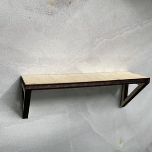 Miniature Dollhouse Hanging Unfinished Shelf Kit (comes in various sizes)