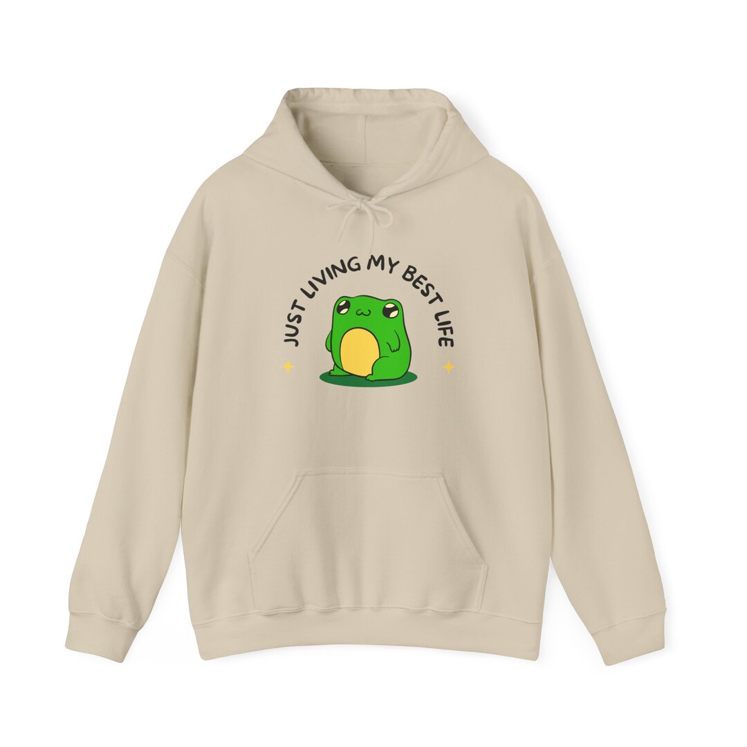 Just Living My Best Life Hoodie, Funny Hoodie, Cute Hoodie, Meme Hoodie