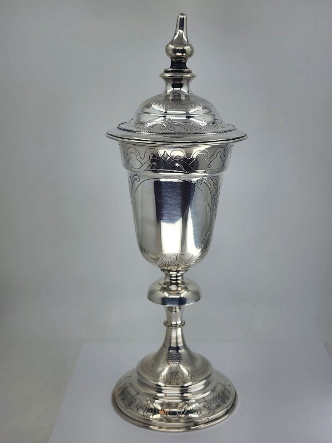 Vintage Sterling Silver Chalice With Lid Etsy