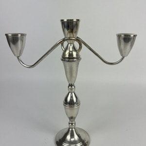 Vintage Sterling Silver Duchin 3 Light Candelabra - 11&quot;